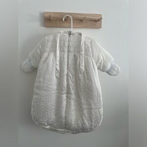 Le Chat Infant 0-3 Months White Snowsuit / Bunting